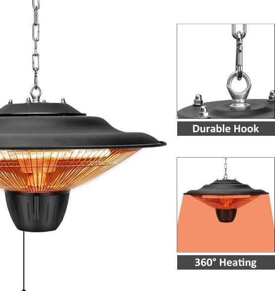 3D flame electric heater