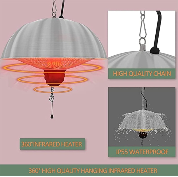 IP66 waterproof outdoor heater